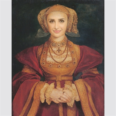 Custom Royal Portrait Queen Anne of Cleves in Renaissance Style,by myDaVinci - myDaVinci